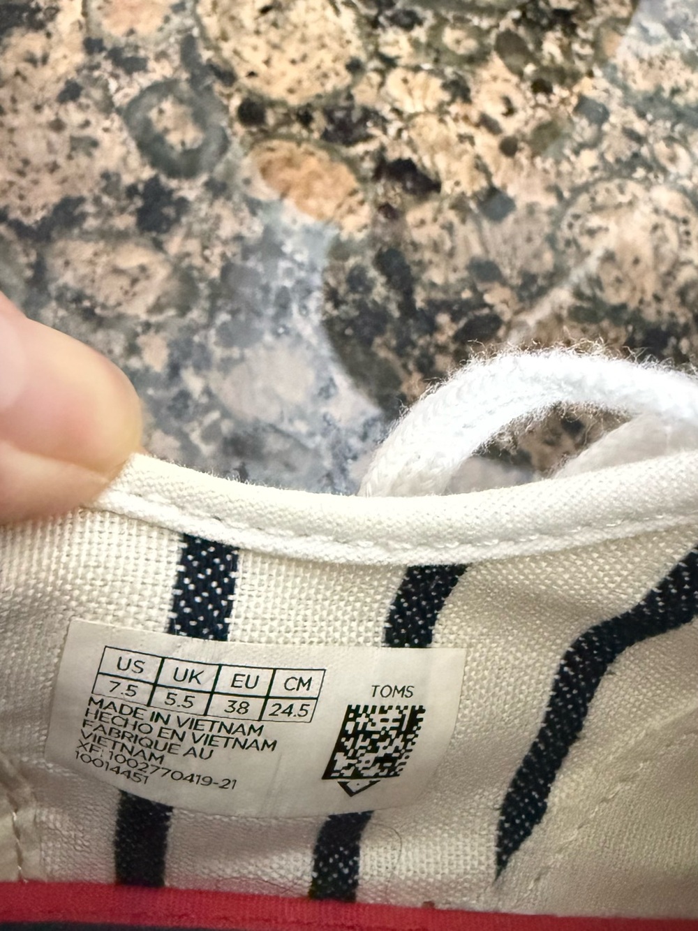 Toms Cream Canvas Sneaker
And Addidas sneaker - Picture 8 of 8